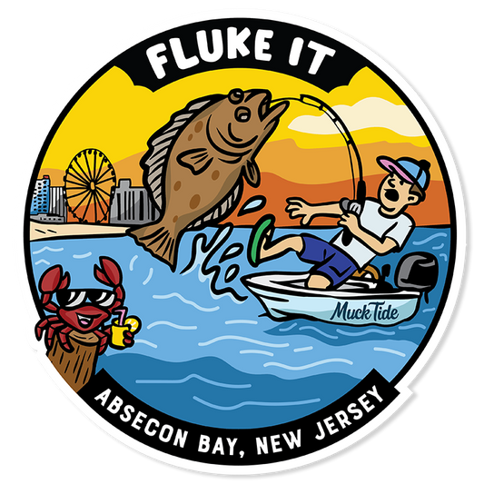 Fluke it - Matte Waterproof Sticker