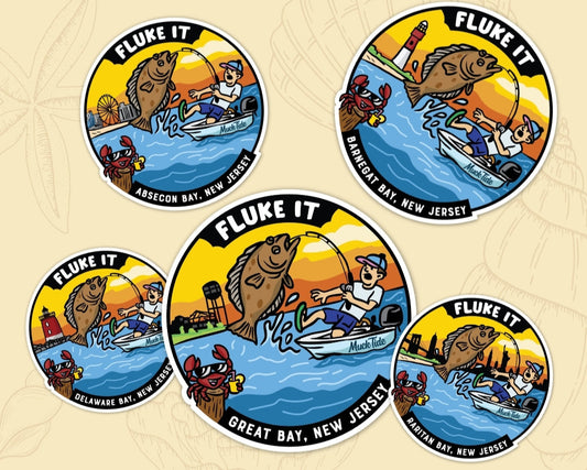 Fluke it - Matte Waterproof Sticker